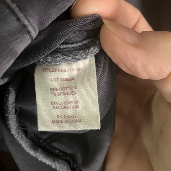 $149 Evereve Peyton Jensen gray stretchy moto jacket. Lots of details Size Large - Picture 7 of 14